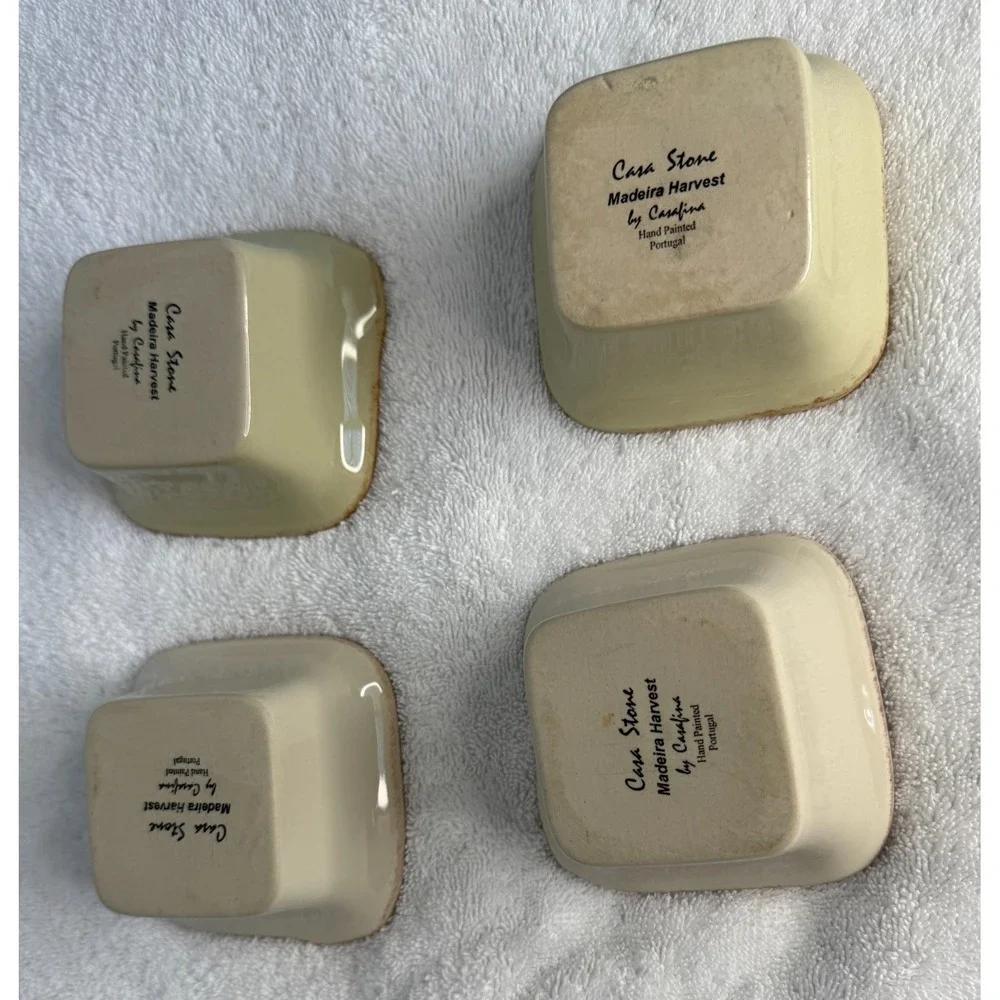 Casafina Casa Stone Madeira Harvest Square Ramekin 3.5